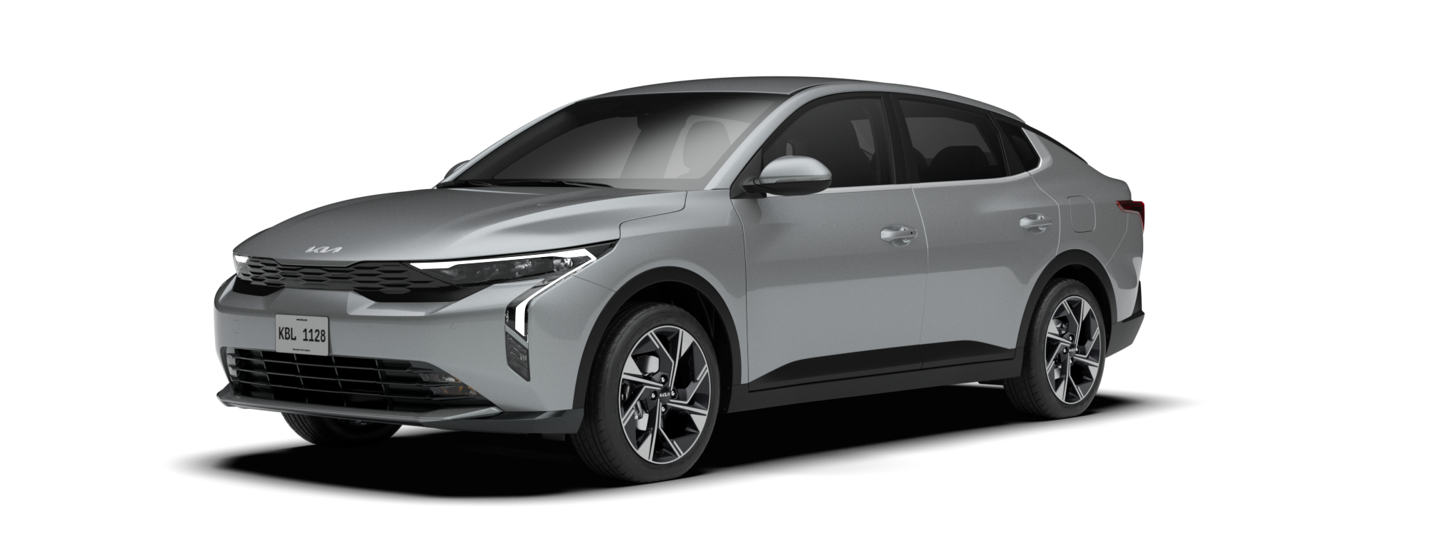 KIA K3 plateado a gasolina